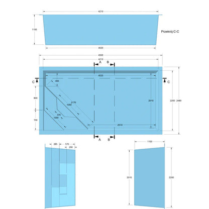 PISCINA ELEVADA WPC