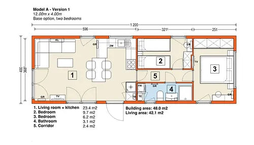 CASA MÓVEL 37 m² – 42 m²