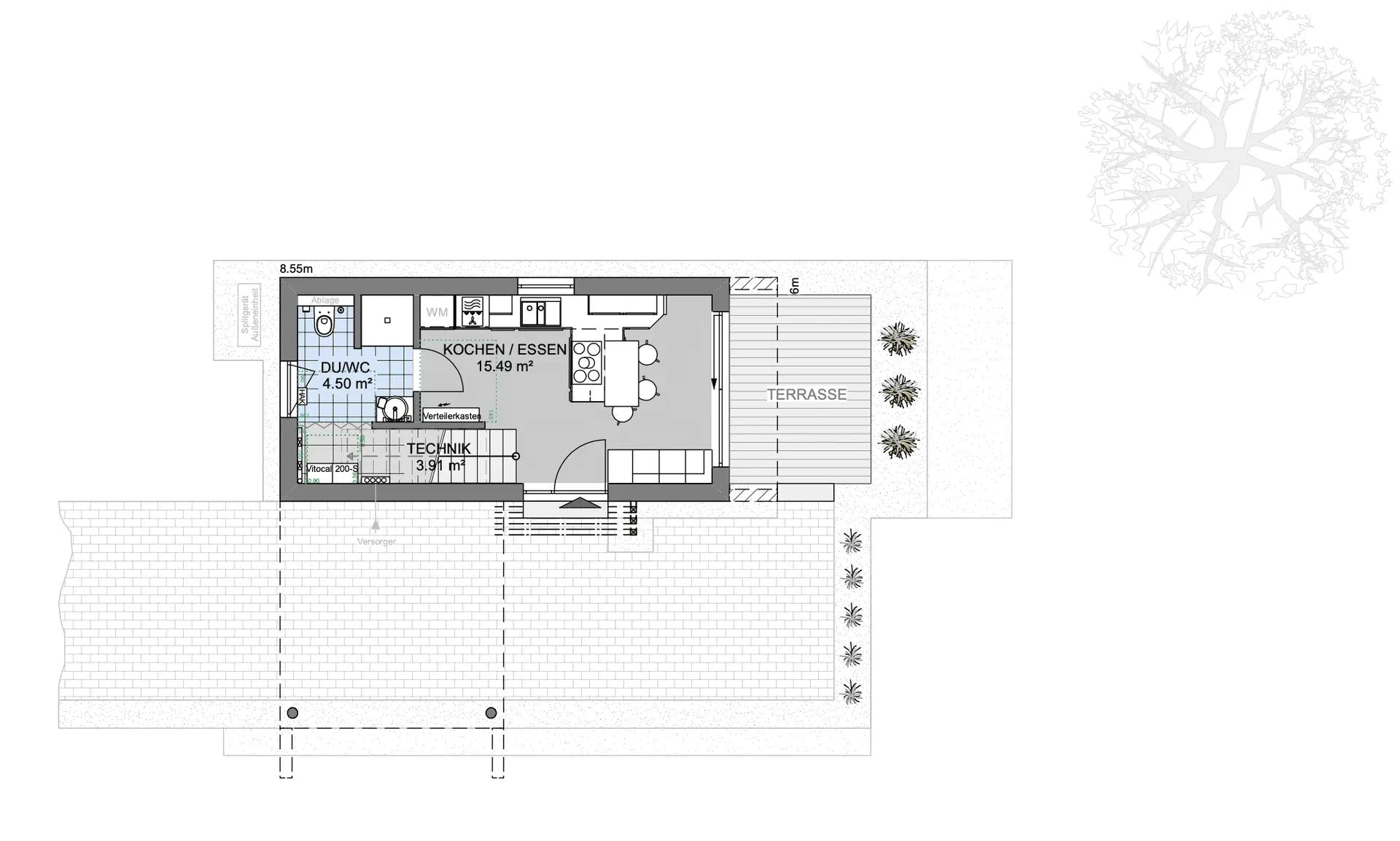 Casa Modular de Dois Andares X-Sense 46