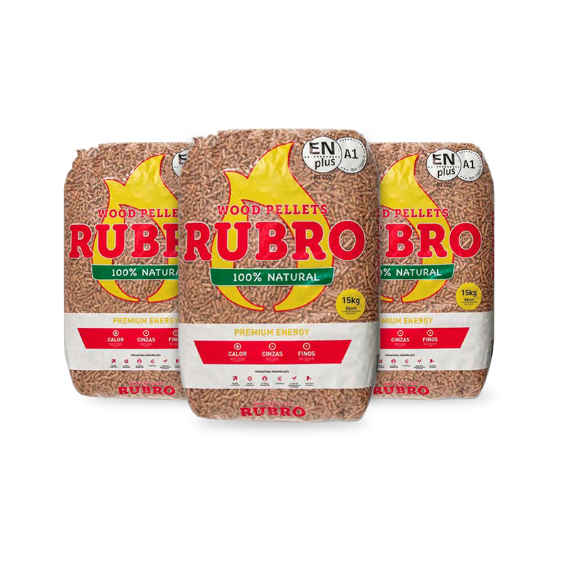Pellet 15 kg rubro