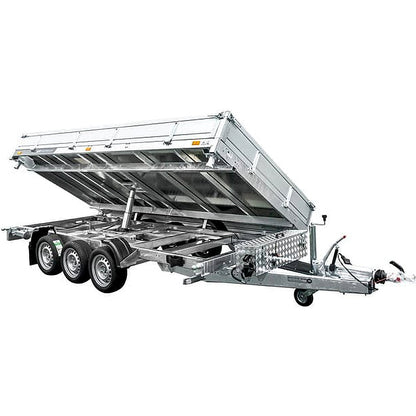 Remolque basculante hidráulico 3 ejes 6m 3500kg UNITRAILER TASKER