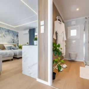 Casa Móvel Pro com dois quartos de 4 camas 57m²