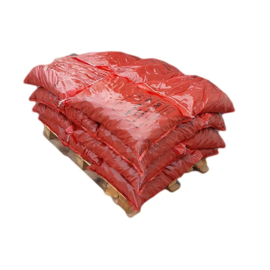 Pelotas de starcite – 1/2 palete com 20 sacos de 25 kg (i.e. 500 kg)