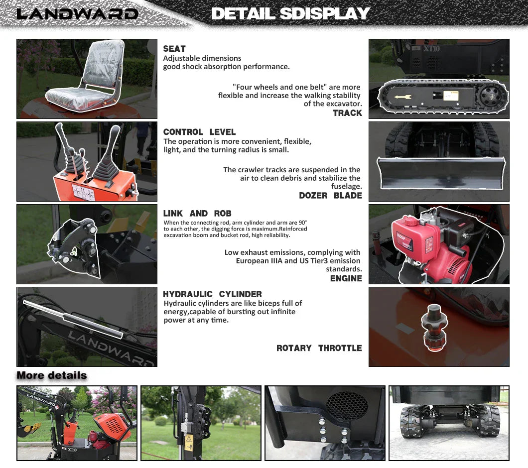 Mini-Escavadora 1.8 Toneladas