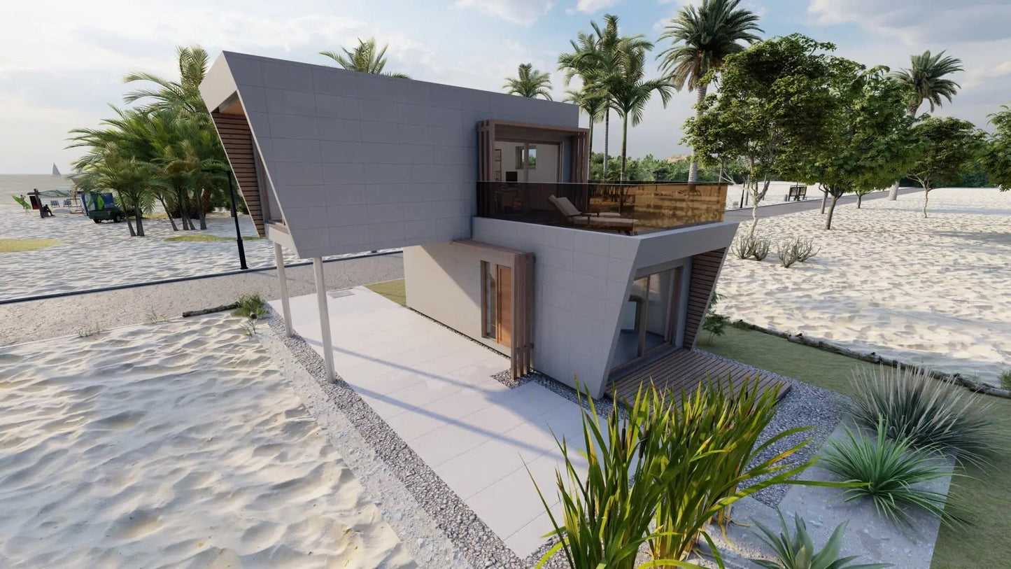 Casa Modular de Dois Andares X-Sense 46