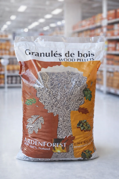 Pellets de madeira ardenforest – palete com 70 sacos de 15 kg