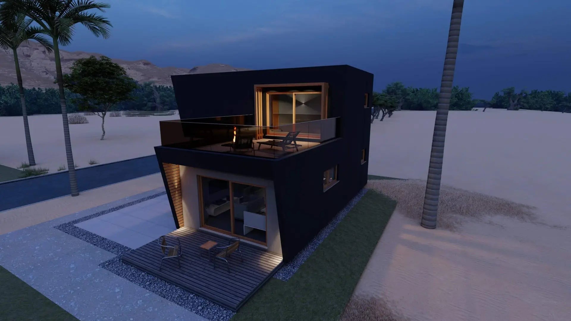 Casa modular de dois andares X-Sense de 75