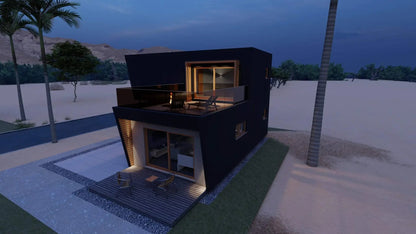 Casa modular de dois andares X-Sense de 75