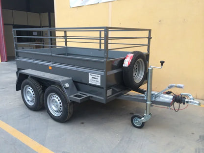 Reboque de 2 eixos 2.500 x 1.500 x 500 – reforçado – pbt 750 kg
