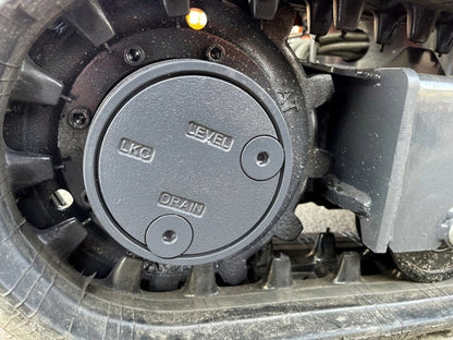 Miniescavadora compacta Deleks s100 1 tonelada, motor diesel de 3 cilindros, giro zero