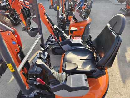 Miniescavadora compacta Deleks s100 1 tonelada, motor diesel de 3 cilindros, giro zero