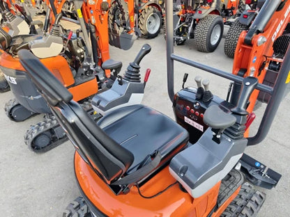 Miniescavadora compacta Deleks s100 1 tonelada, motor diesel de 3 cilindros, giro zero