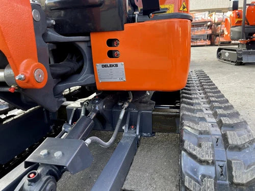 Miniescavadora compacta Deleks s100 1 tonelada, motor diesel de 3 cilindros, giro zero